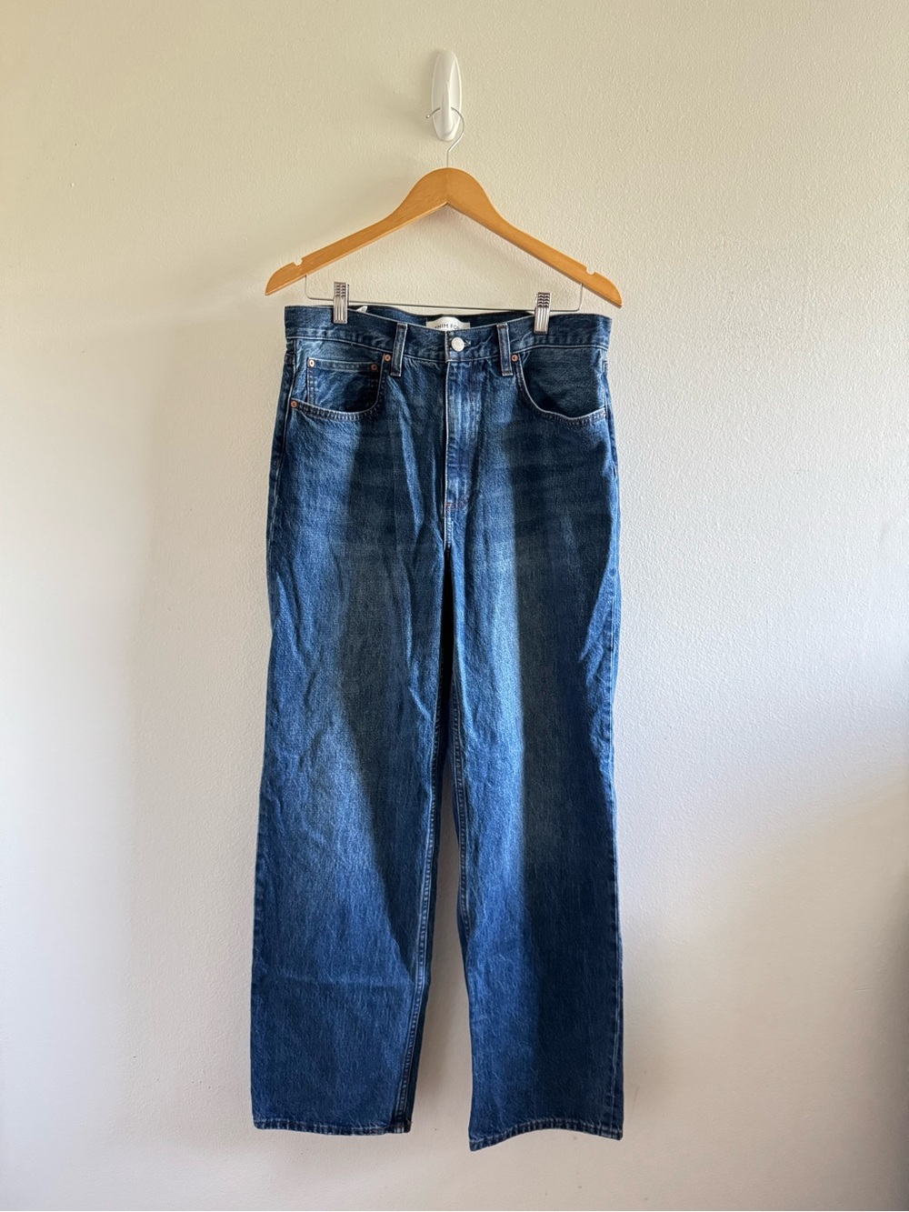 Aritzia Denim Forum The 90’s Iggy Lo Rise Baggy Wide Leg Jeans size 30 - Picture 4 of 12